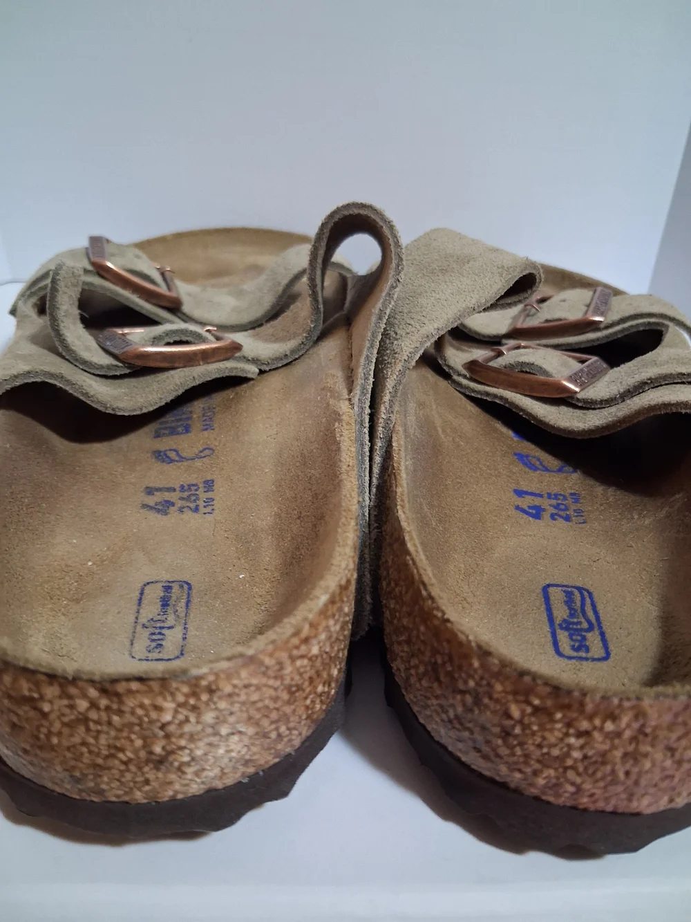 Birkenstock Unisex Arizona Suede Sandal — Taupe NWOT